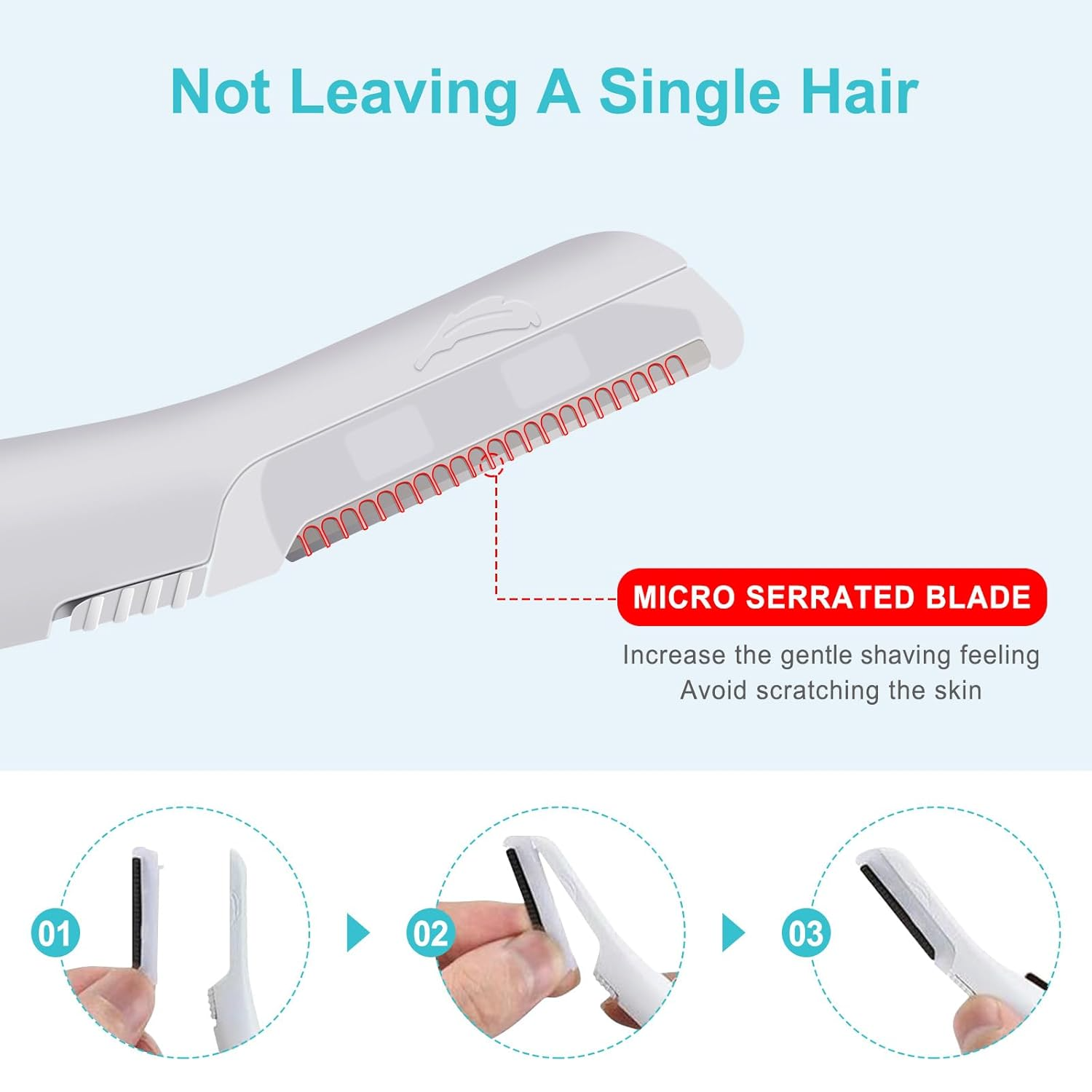 Sonic Glow Dermaplaning Razor